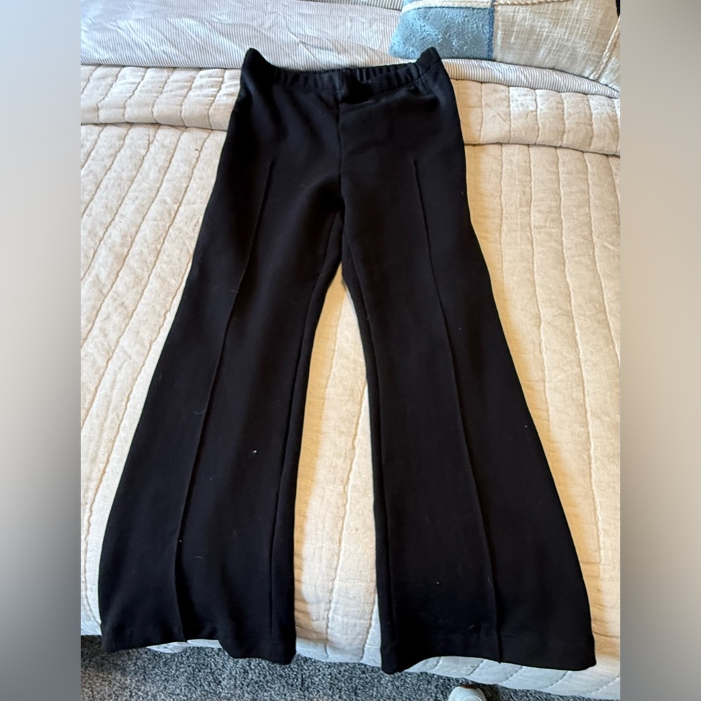 Bleusalt Elegant Black Flare Pants